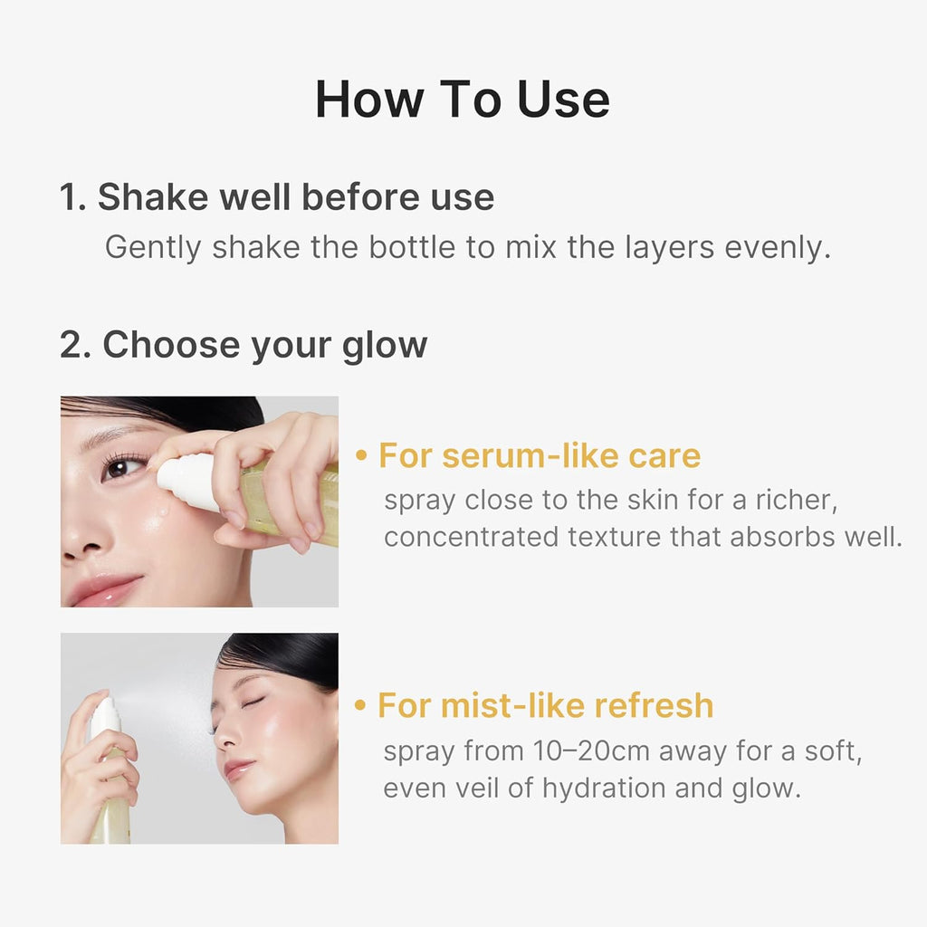 medicube Jelly Mist Serum with Kojic Acid Turmeric | 2-in-1 Daily Facial Spray and Serum | Vitamin C, Turmeric, Panthenol for Hydrating, Calming Care | Lightweight, Refreshing Mist | 2.02 fl.oz