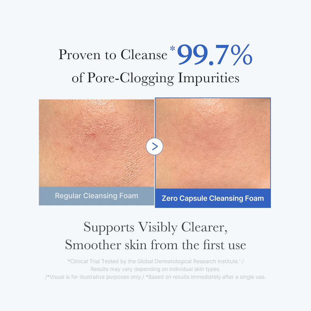 medicube Facial Cleanser Zero Pore Capsule Cleansing Foam | Daily Gentle Cleanser for Skin Texture, Blackhead & Pore Care | AHA, BHA & PHA for Deep Cleansing | Korean Skincare, 4.23 oz